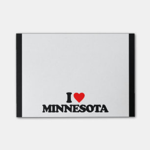 I LOVE MINNESOTA POST-IT NOTES