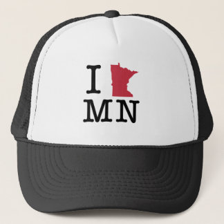 I Love Minnesota Trucker Hat