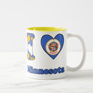 I love Minnesota Two-Tone Coffee Mug