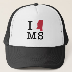 I Love Mississippi Trucker Hat