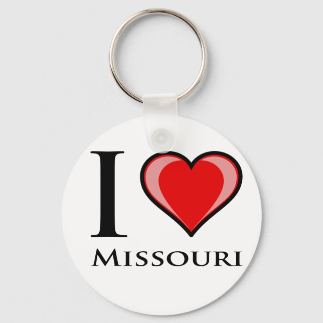 I Love Missouri Key Ring (Front)