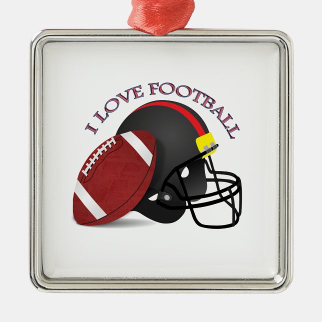 I love modern elegant trendy football metal tree decoration (Front)