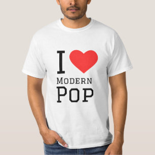 I love modern pop square sticker T-Shirt
