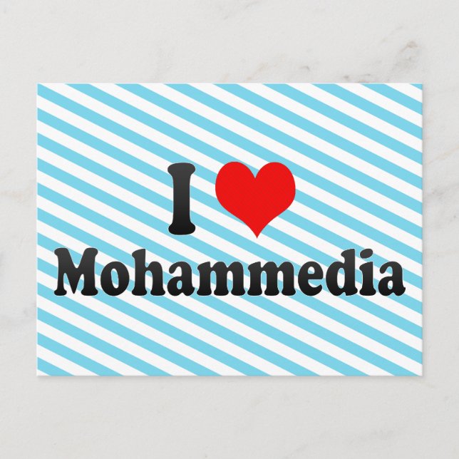 I Love Mohammedia, Morocco Postcard (Front)