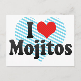 I Love Mojitos Postcard
