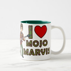 I Love Mojo Marvis Two-Tone Coffee Mug