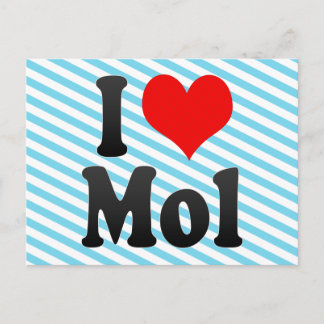I Love Mol, Belgium Postcard