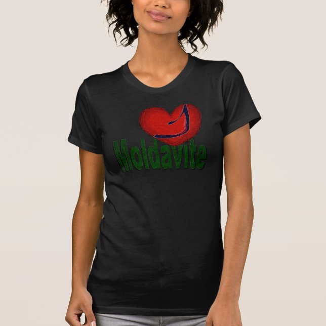 I LOVE Moldavite! T-Shirt (Front)