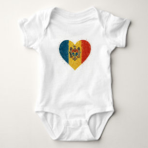 I love Moldova – Iubesc Moldova Baby Bodysuit