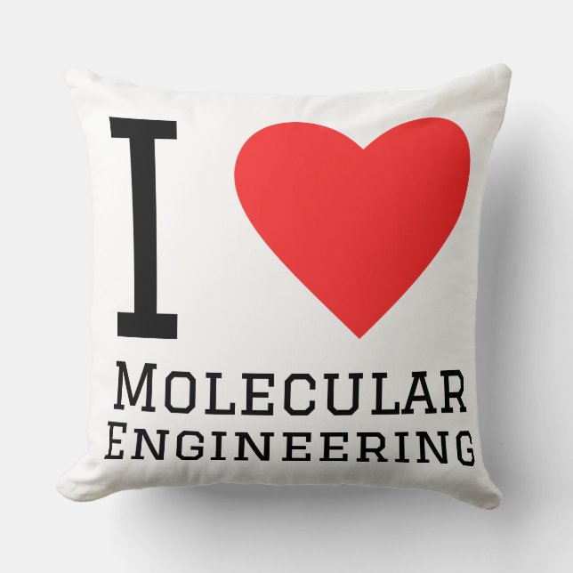 I love molecular engineering  cushion (Front)
