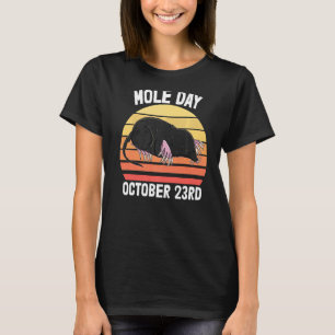 I Love Moles Day October 23 Men Cute Little Mole T-Shirt