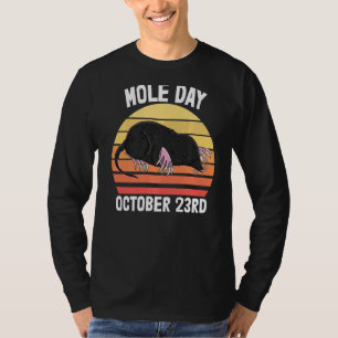 I Love Moles Day October 23 Men Cute Little Mole T-Shirt