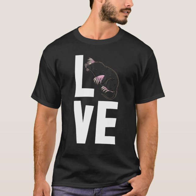 I Love Moles Day  Women Cute Little Mole Love 1 T-Shirt (Front)