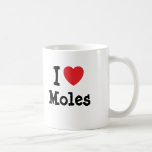 I love Moles heart custom personalised Coffee Mug