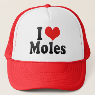 I Love Moles Trucker Hat