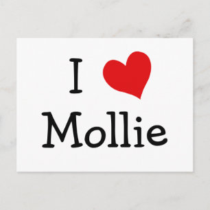 I Love Mollie Postcard