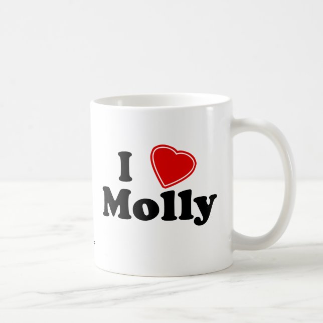 I Love Molly Coffee Mug (Right)