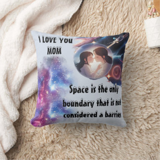 I LOVE  MOM  CUSHION