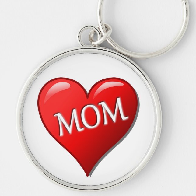 I LOVE MOM KEY RING (Front)