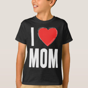 I Love MOM Kids Shirt – Cute & Simple Love for Mum