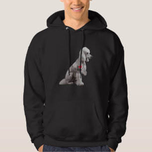 I Love Mom Poodle Dog Owner Pet Trainer Animal Pu Hoodie