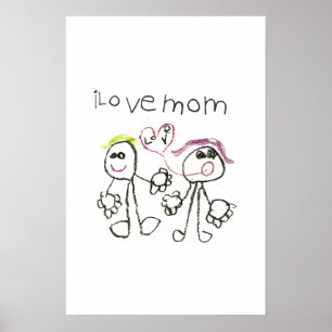 i love mom poster