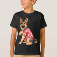I Love Mom Tattoo Funny German Shepherd Dog Lover