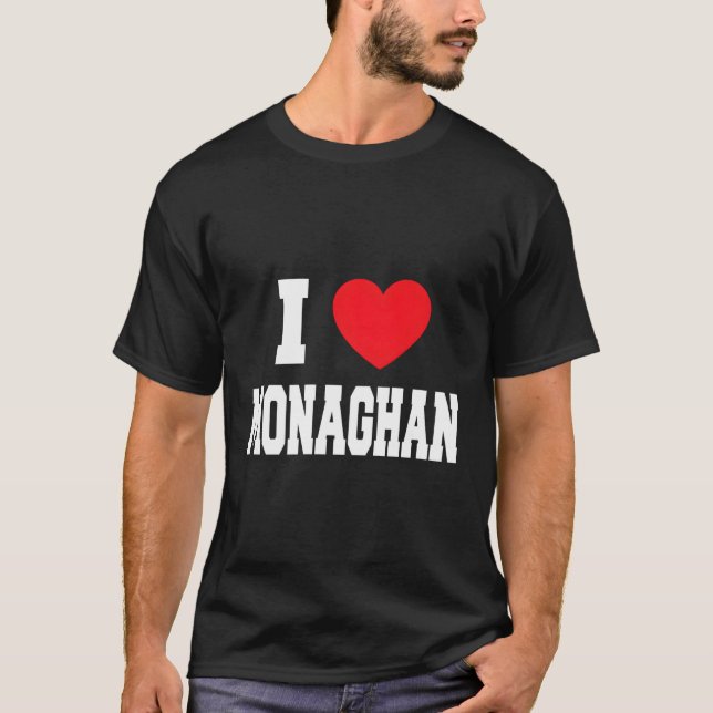 I Love Monaghan T-Shirt (Front)