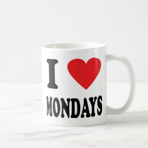 I love mondays icon coffee mug