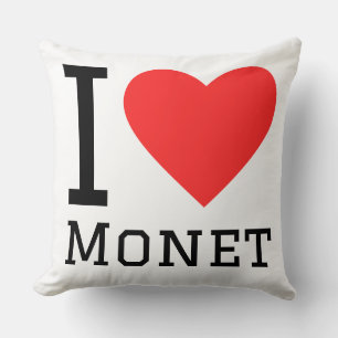 I love Monet Cushion