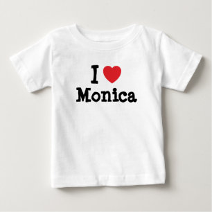 I love Monica heart T-Shirt