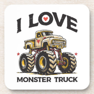 I Love Monster Truck Coaster