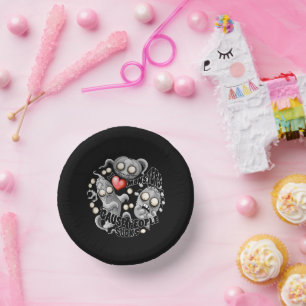 I Love Monsters 'cause People Sucks Paper Plate