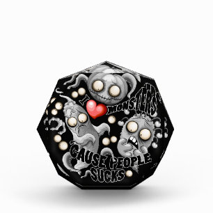 I Love Monsters 'cause People Sucks Photo Block