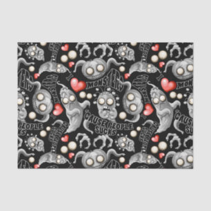 I Love Monsters 'cause People Sucks Tissue Paper