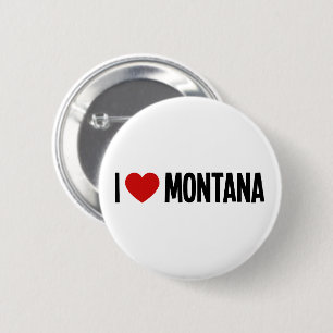 I Love Montana • I Heart Montana Round Button