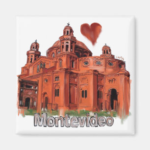 I love Montevideo Magnet