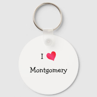 I Love Montgomery Keychain