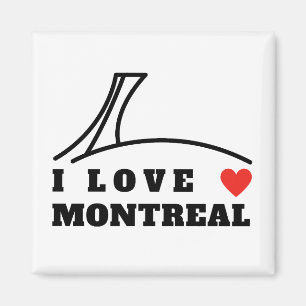 I Love Montreal Magnet