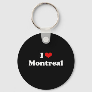 I Love Montreal Tshirt White Tshirt Key Ring