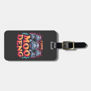I Love Moo Deng Baby Hippo Lovers Luggage Tag
