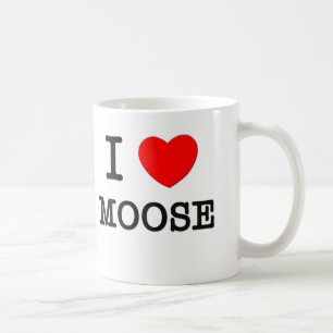 I Love Moose Coffee Mug
