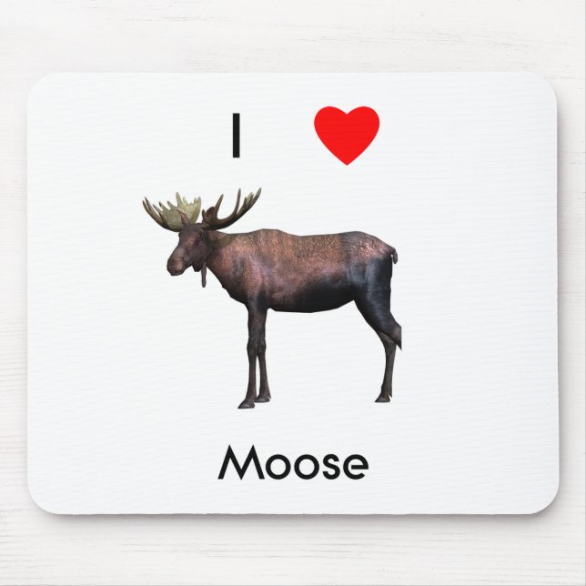 I love moose mouse mat (Front)