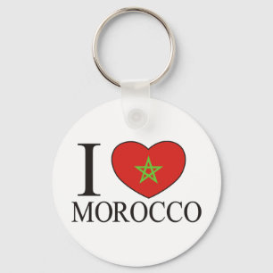 I Love Morocco Key Ring