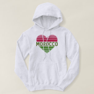 I Love Morocco, Moroccan Heart Hoodie