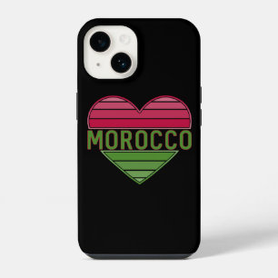 I Love Morocco, Moroccan Heart iPhone 14 Case