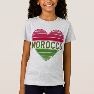 I Love Morocco, Moroccan Heart T-Shirt