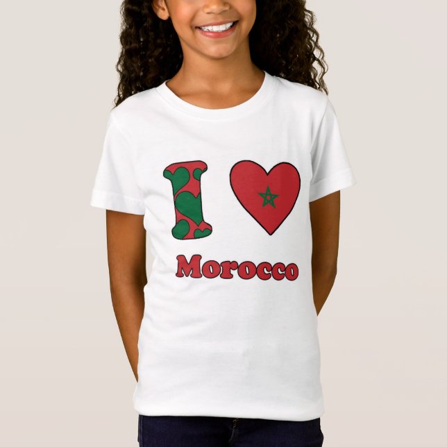 I love Morocco T-Shirt (Front)