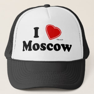I Love Moscow Trucker Hat