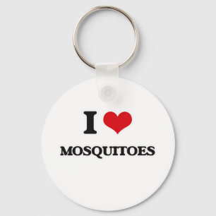 I Love Mosquitoes Key Ring